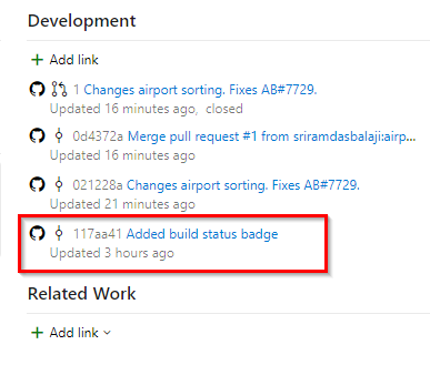 Add status badges for your GitHub repo - Azure Boards